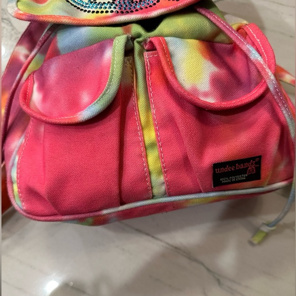 Adorable Undee Bandz Peace Tie Dye Mini Backpack - Picture 4 of 15